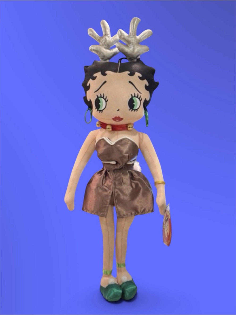 Betty Boop Rag Doll Holiday Reindeer Edition 1999 19”
